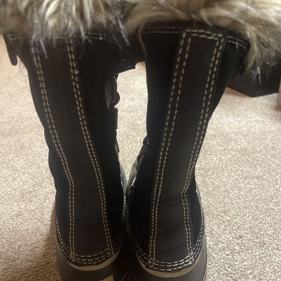 Sorel Women's Joan of Arctic NL1540-010 Fur Waterproof Snow Duck Boots Size 8 - Picture 4 of 7